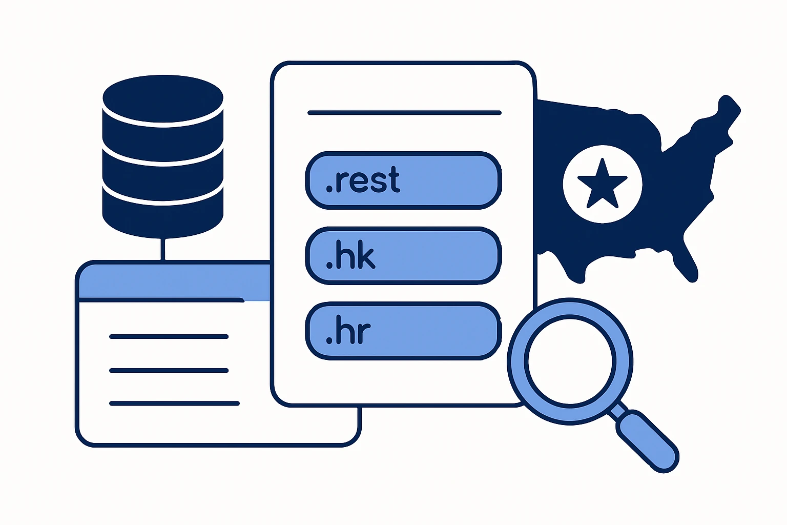 Domain Data for US Web Projects: Accessing .rest, .hk, and .hr Domain Lists