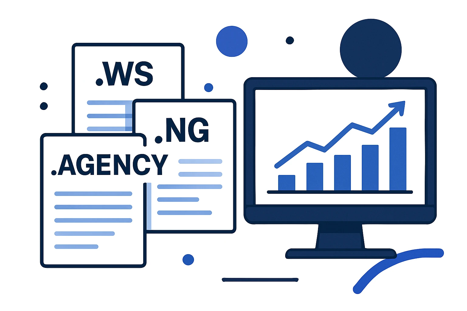 Domain Portfolio Strategy for Web Agencies: Leveraging WS, NG, and AGENCY Domain Lists